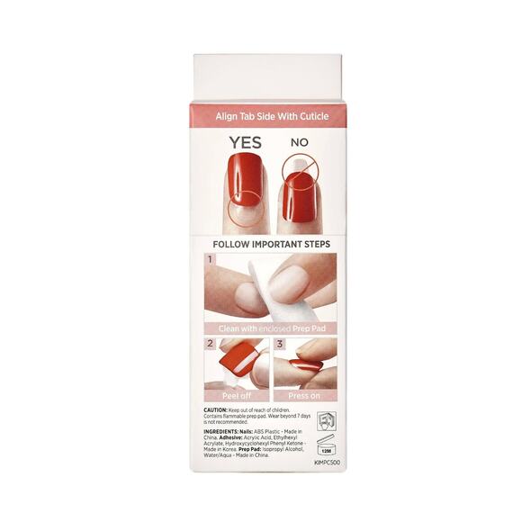 New in packaging Kiss imPRESS Medium Press-On Manicure Nails, So French - Picture 5 of 7